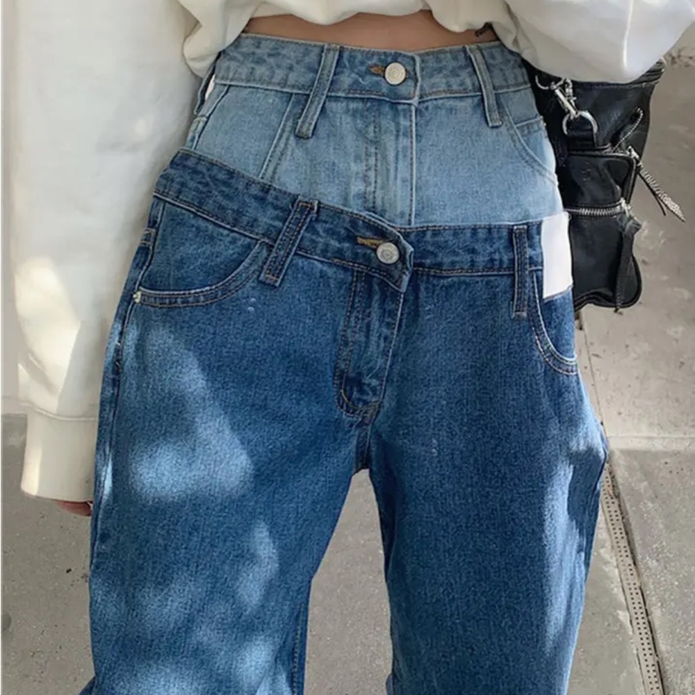 Denim Jeans size xl two tone